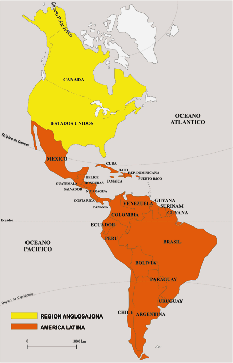 america latina y anglosajona paises y capitales